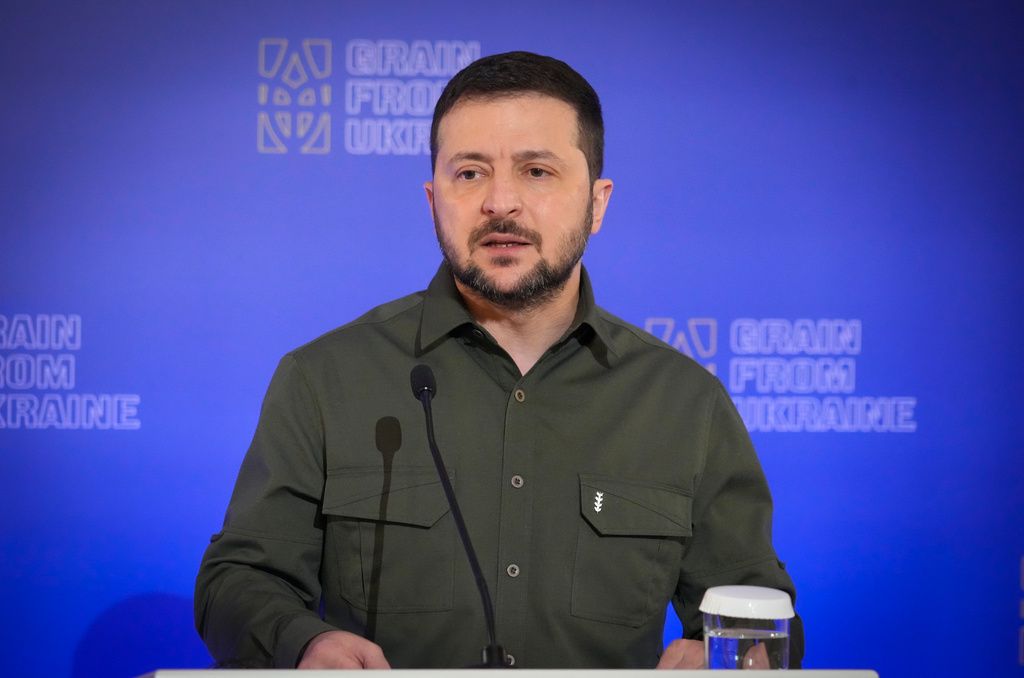 Ukrainas president Volodymyr Zelenskyj. Arkivbild.